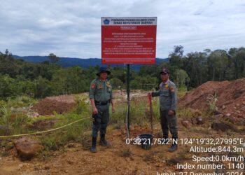 KPHP II Pasang Peringatan di Kilo 12 Bukit Mobungayon Bolsel, Rizal: PT JRBM Miliki Izin Resmi