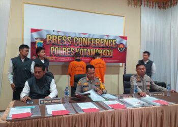 Skandal dugaan Korupsi Drainase senilai 6,6 Miliar dibongkar Polres Kotamobagu, Sangadi dan Kontraktor Ditetapkan Tersangka