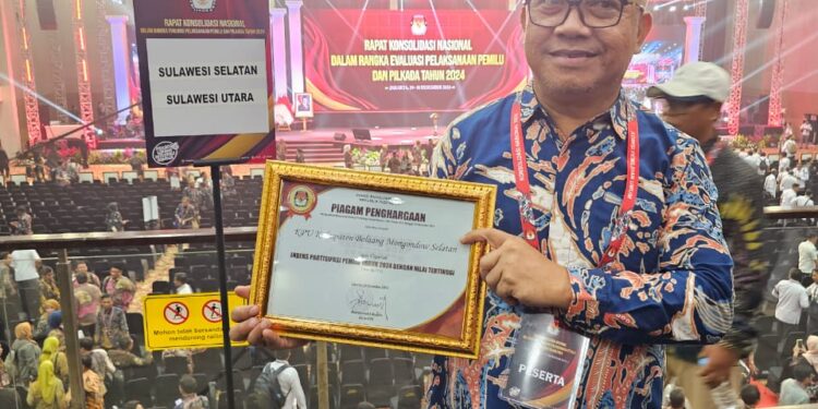 Guncang Nasional! KPU Bolsel Raih Peringkat 7 IPP Tertinggi se-Indonesia di Pemilu 2024