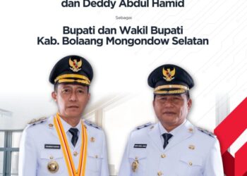JRBM Beri Ucapan Selamat kepada Iskandar-Deddy Usai Dilantik sebagai Bupati dan Wabup Bolsel