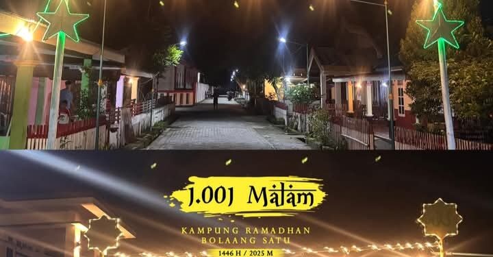 Sangadi Bolaang Satu Sulap Desa Jadi Negeri 1.001 Malam di Wisata Kampung Ramadhan