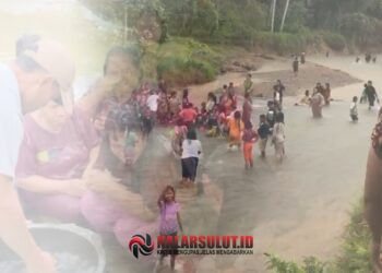 Sungai Tobayagan Jadi Saksi Warga Menjaga Tradisi Mongimbalu’ Kon Bulan Jelang Ramadhan