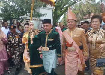 Yusra Alhabsyi dan Dony Lumenta Resmi Pimpin Bolmong, Dijemput dengan Prosesi Adat Sakral