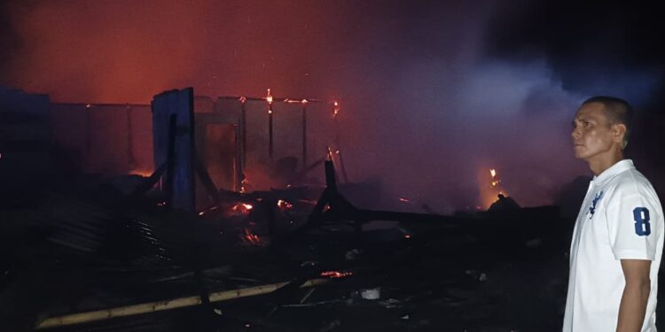 Pasca kebakaran di Pasar Lolak, Supandri Damogalad Soroti Minimnya Armada Damkar