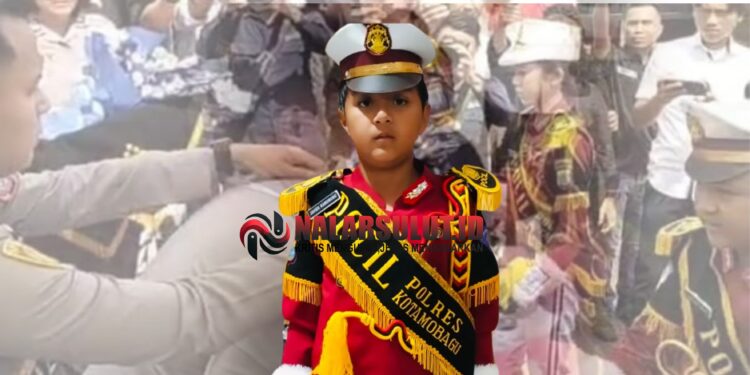 Di Balik Kalungan Bunga ke Kapolda Sulut: Mimpi Javier Bocah Pocil Asal Biga Curi Perhatian