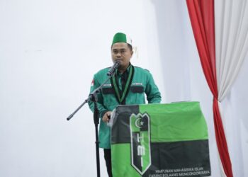 Ketua HMI cabang BMR. (Dok. Fadli Korompot)