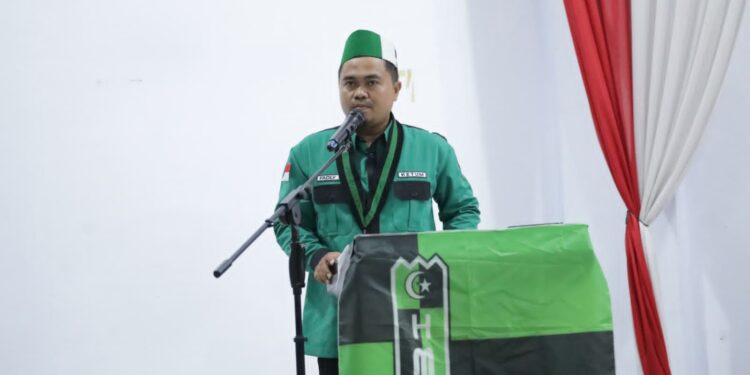 Ketua HMI cabang BMR. (Dok. Fadli Korompot)