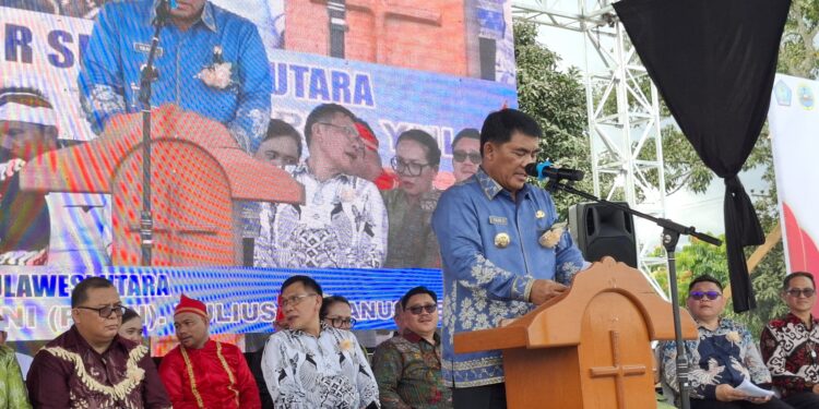 Gubernur Beri Pesan Khusus ke Petani Nilam, Yulius Selvanus Dorong Bolmong Lumbung Beras Sulut