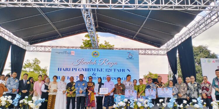 Gubernur Yulius Puji Bolmong, Yusra-Dony Tunjukkan Contoh Toleransi di HUT GMIBM