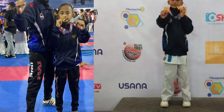 Berlapis Cinta Ibu, Berbalut Sabuk Juara: Kisah Azzam Karateka Cilik Bolsel yang Menendang Dunia