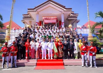 Bupati Yusra Alhabsyi Jadi Inspektur Upacara, Semarak HUT RI ke-80 Warnai Bolmong