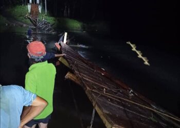Jeritan dari Sungai Mongondow: Jembatan Gantung Ambruk, Seret 10 Warga ke Sungai
