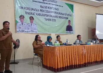 Wabup Dony Lumenta: Validasi Data Jadi Kunci, Bolmong Targetkan Angka Stunting Turun di 2026