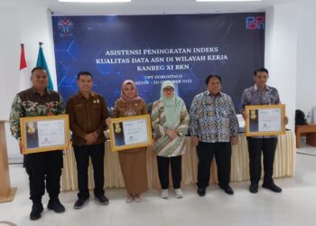 Bolmong Toreh Prestasi Bergengsi, Yusra-Dony Antar BKPP Raih Penghargaan BKN Award 2025