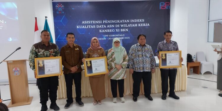 Bolmong Toreh Prestasi Bergengsi, Yusra-Dony Antar BKPP Raih Penghargaan BKN Award 2025