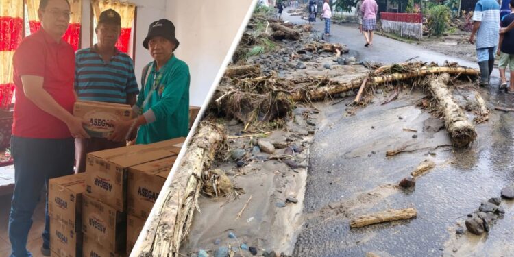 Banjir Bolmong Bikin Warga Krisis Air, Tonny Tumbelaka Langsung Gerak Cepat Kirim Bantuan