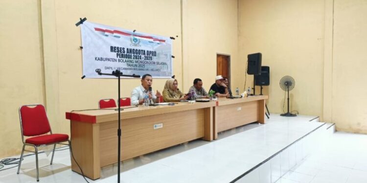 Keluhan Jalan dan Irigasi Menggema di Reses DPRD Bolsel Dapil I: Fadli Tuliabu Cs Siap Kawal