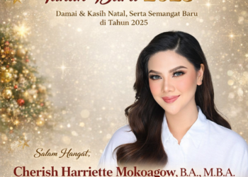 Cherish Mokoagow Gaungkan Pesan Damai Natal dan Tahun Baru untuk Sulut dan BMR