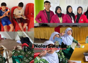 Di Tengah Krisis Literasi, Mahasiswa IAIM Kotamobagu Bangkitkan Budaya Baca di Desa Bongkudai
