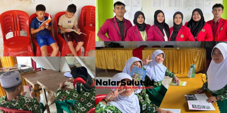 Di Tengah Krisis Literasi, Mahasiswa IAIM Kotamobagu Bangkitkan Budaya Baca di Desa Bongkudai
