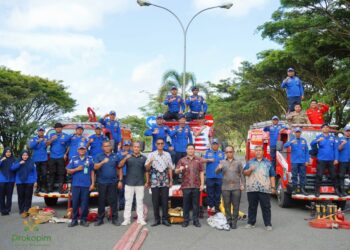 Tuai Apresiasi Warga, Dony Lumenta Lengkapi Tiga Posko Damkar Bolmong