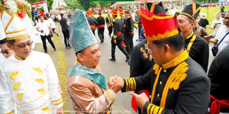 80 Tahun Api Perjuangan! Yusra Alhabsyi Hadiri Upacara Heroik Peristiwa Merah Putih di Manado