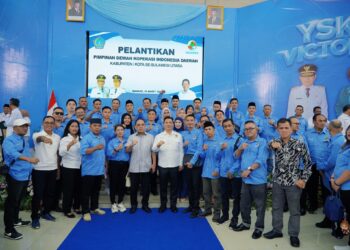 Yusra–Dony Hadiri Pelantikan Dekopin se-Sulut: Koperasi Jadi Motor Kebangkitan Ekonomi Rakyat