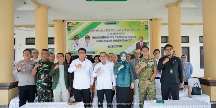 Yusra–Dony Nyalakan Mesin Pembangunan, Musrenbang RKPD 2027 Momentum Strategis Bolmong