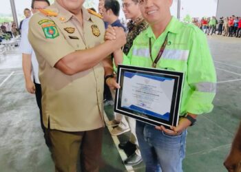 Hattrick K3 2026, PT JRBM Borong Tiga Penghargaan dari Gubernur Yulius Selvanus