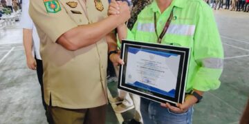 Hattrick K3 2026, PT JRBM Borong Tiga Penghargaan dari Gubernur Yulius Selvanus
