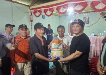 Duka Dumoga Tenggara, Dony Lumenta Hadir di Tengah Bencana, Bantuan Disalurkan untuk Warga