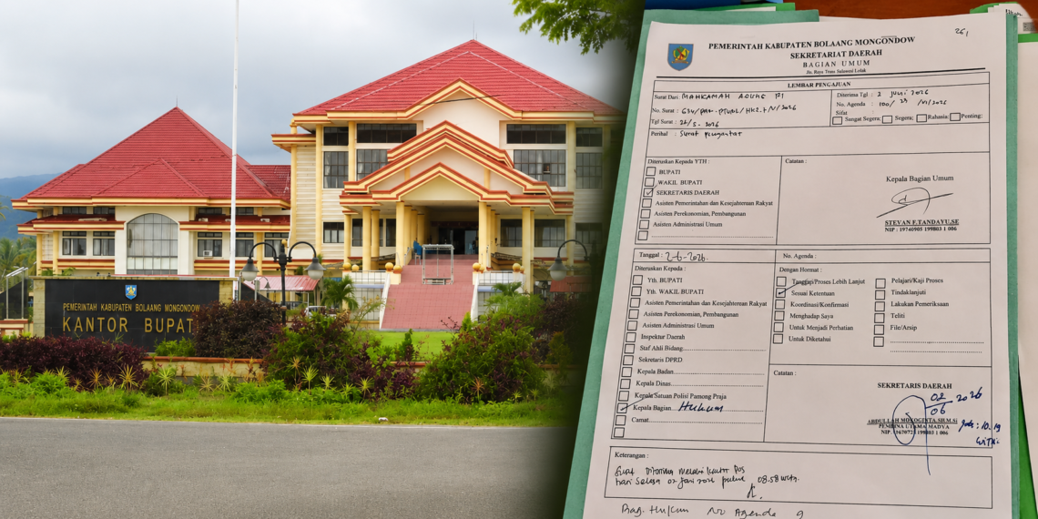 Bukan Mangkir di PTUN, Pemkab Bolmong Bongkar Faktanya: Surat Baru Diterima Sejam Sebelum Sidang