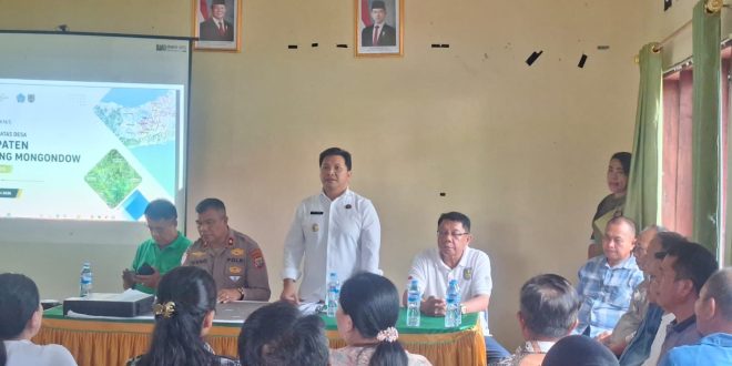 Cegah Konflik, Dony Lumenta Kawal Langsung Penyelesaian Tapal Batas Desa Toruakat-Kanaan
