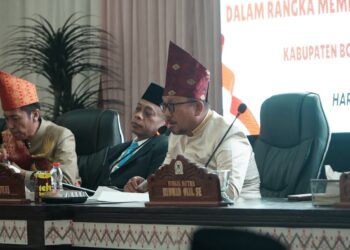 Paripurna HUT ke-18 Bolsel, DPRD Kobarkan Semangat Gotong Royong