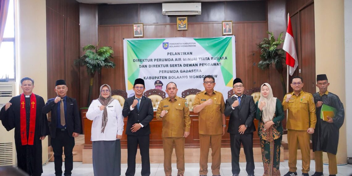Yusra Alhabsyi Lantik Direksi Baru, Tirta Bukaka dan Gadasera Siap Dongkrak PAD Bolmong