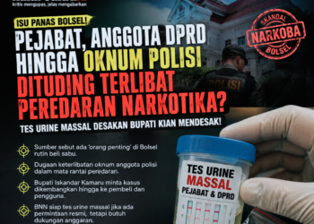 Isu Orang Penting dan Oknum Polisi Diduga Main Sabu Mencuat, Tes Urine Pejabat Bolsel Mendesak