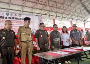 Pelantikan Tiga Organisasi di Bolsel, Iskandar Tekankan Integritas dan Kerja Nyata