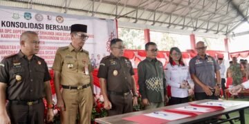 Pelantikan Tiga Organisasi di Bolsel, Iskandar Tekankan Integritas dan Kerja Nyata
